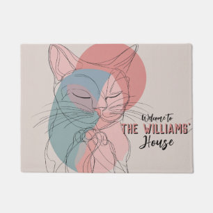 Bohemian Maine Coon Cat Mum New House Doormat