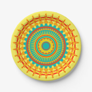 Bohemian Mandala Paper Plates