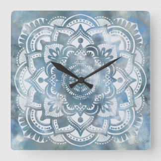 Bohemian mandala wall clock
