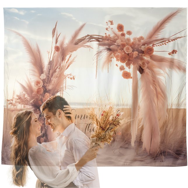 Bohemian Marsh Sunset Archway Tapestry (Creator Uploaded)