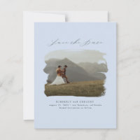 Bohemian Modern Minimalist Save the Date Photo