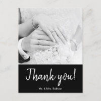 Bohemian Modern Photograph Black Thank you
