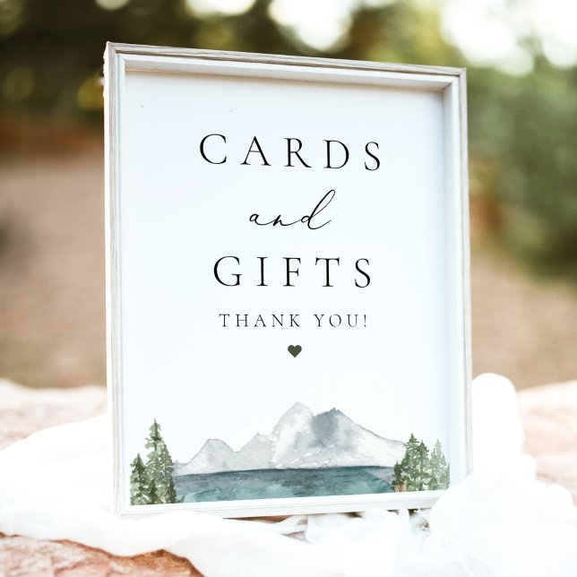 Bohemian Mountain Lake Cards and Gifts Poster (Creator Uploaded)
