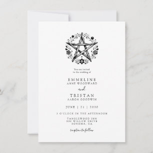 Bohemian Nature Wedding Invitation