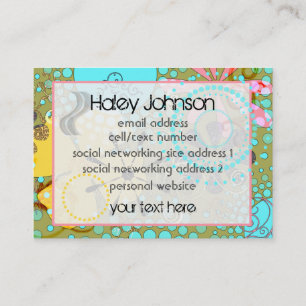 Bohemian One Social/Business Cards