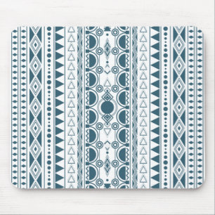 Bohemian Ornament 30122020 Blau Mouse Mat