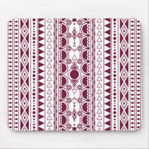 Bohemian Ornament 30122020 Dark red Mouse Mat