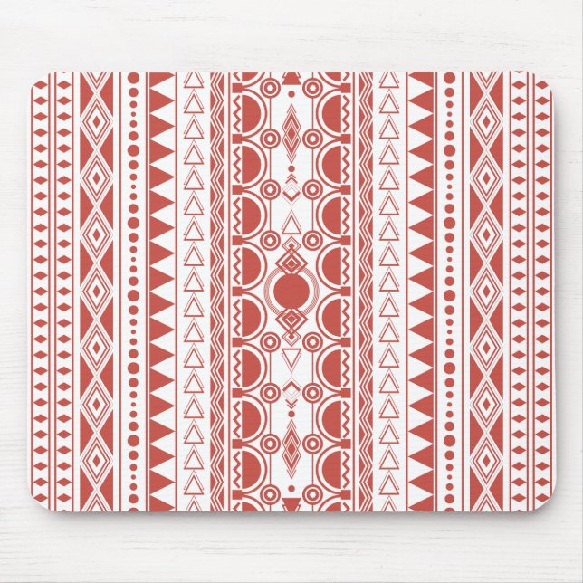 Bohemian Ornament 30122020 Hellrot Mouse Mat (Front)