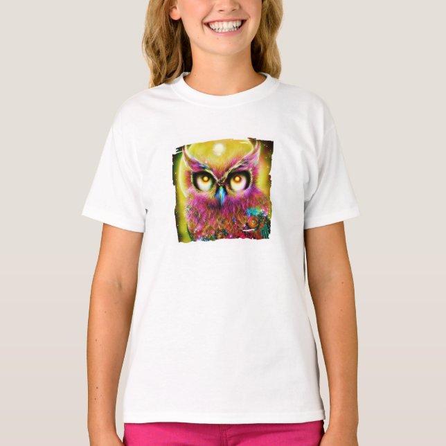 Bohemian owl  T-Shirt (Front)