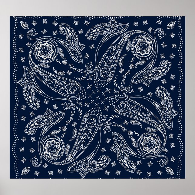 Bohemian Paisley Vintage Print (Front)