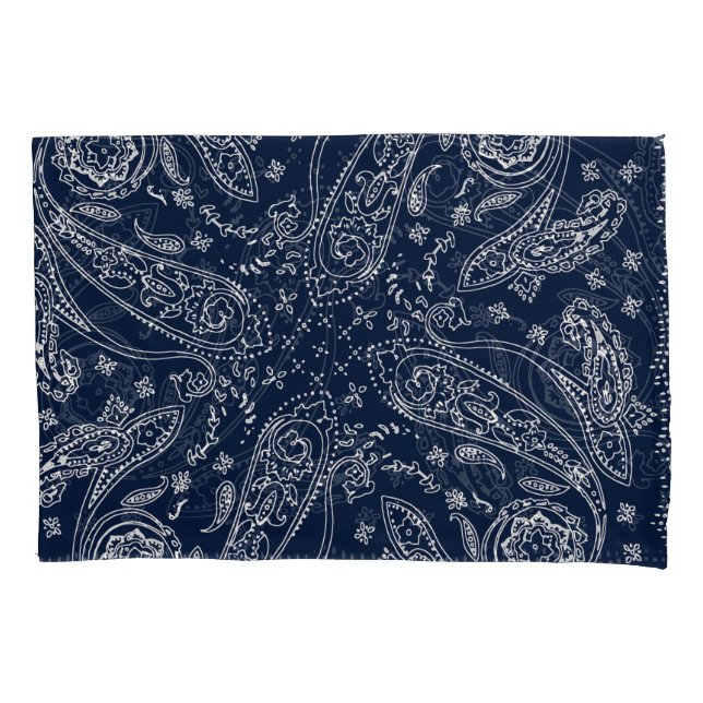 Bohemian Paisley Vintage Print Pillowcase (Front)