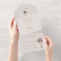 bohemian palm tree wedding