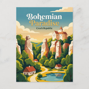 Bohemian Paradise Czech Republic Postcard