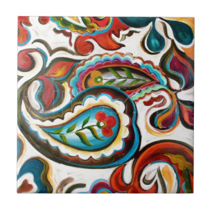 BOHEMIAN PATTERN ARTWORK TILE