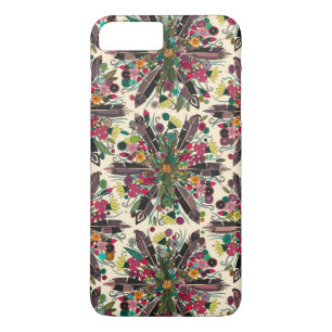 bohemian posy cream iPhone 8 plus/7 plus case