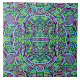 Bohemian Puzzle Cooltone Tile