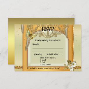 Bohemian Retro Dreamcatcher Wedding RSVP Card