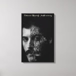 Bohemian Rhapsody - Freddie Mercury Canvas Print<br><div class="desc">Bohemian Rhapsody - Freddie Mercury is the lyrics of "Bohemian Rhapsody -" from band the Queen with singer Freddie Mercury, the lyrics are part of the face of Freddie Mercury If you are a fan of the British band "Queen" , and like the Bohemian Rhapsody song from vocal Freddie Mercury,...</div>