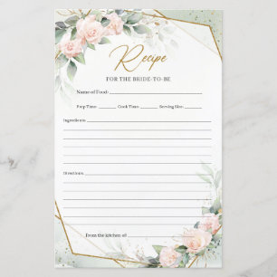 Bohemian roses eucalyptus and gold frame recipe
