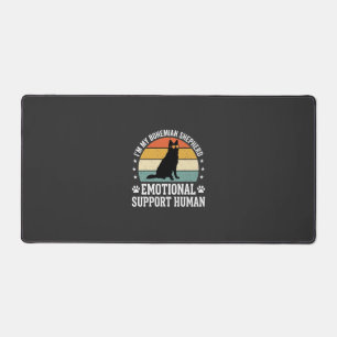 Bohemian Shepherd Emotional Support Human Dog Desk Mat