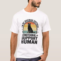 Bohemian Shepherd Emotional Support Human Vintage 