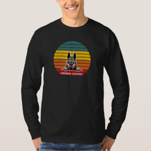 Bohemian Shepherd Retro Vintage Colourful Sunset P T-Shirt