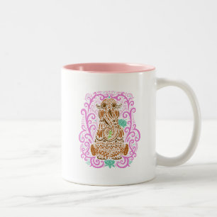 Bohemian Snuffleupagus Two-Tone Coffee Mug