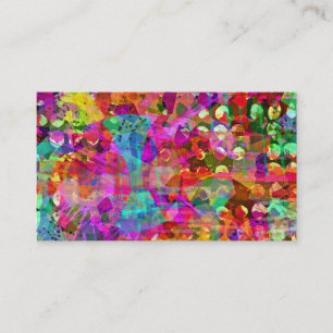 Bohemian Spirit Abstract Business Card
