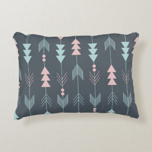 Bohemian Style Boho: Ethnic Seamless Pattern Decorative Cushion