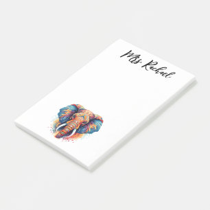 Bohemian Style Elephant Post-it Notes