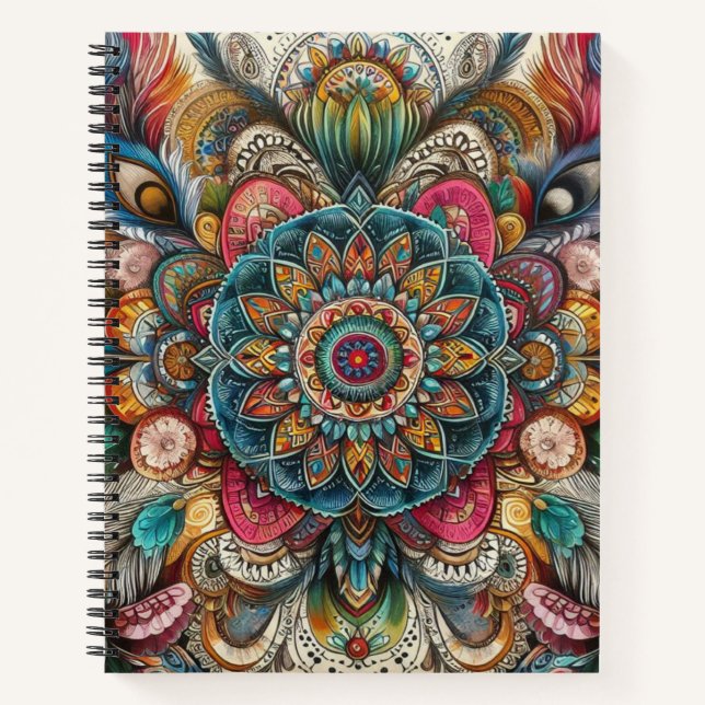 Bohemian style notebook (Front)