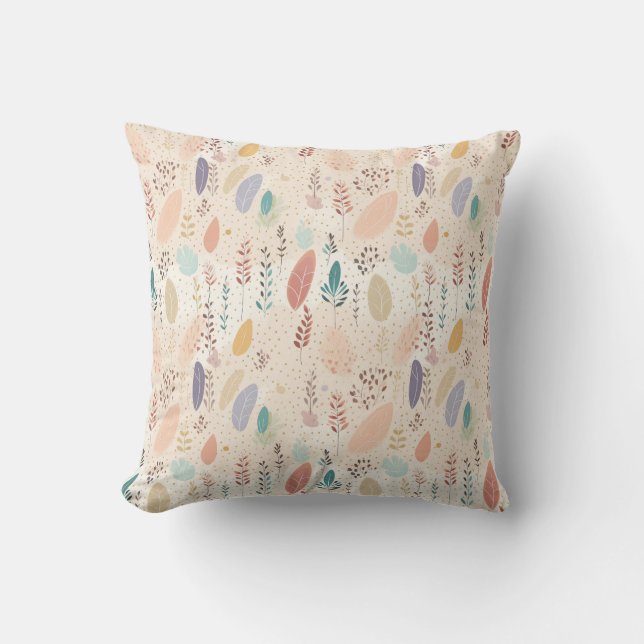 Bohemian Style Pastel  Cushion (Front)