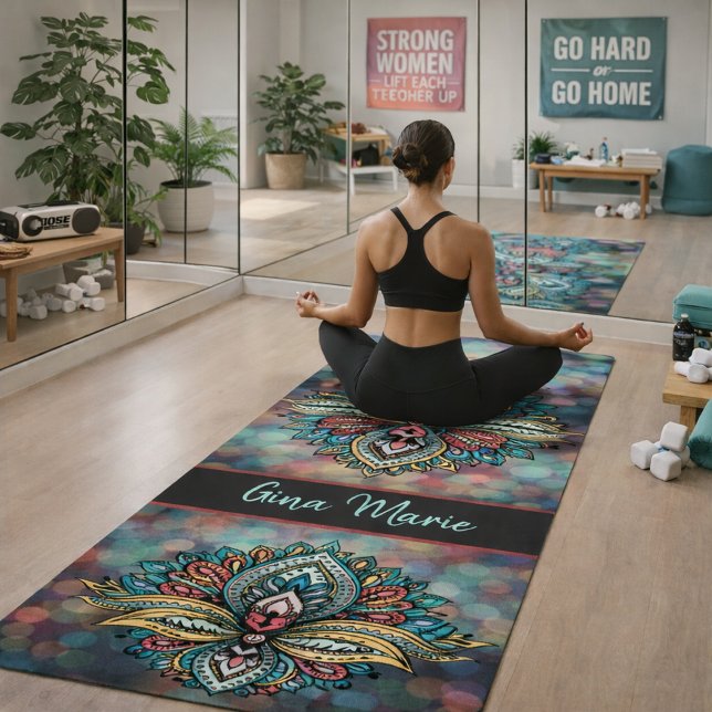 Bohemian Style Yoga Mat (Creator Uploaded)