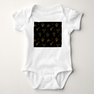Bohemian Symbols: Western Vintage Magic Baby Bodysuit