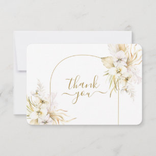 Bohemian Tropics thank you card