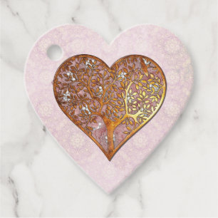 Bohemian Valentine Whimsey 3D ANNIVERSARY WEDDING Favour Tags