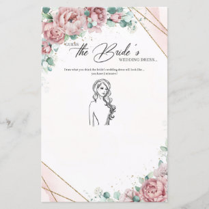 Bohemian vintage roses Guess The Bride’s Dress