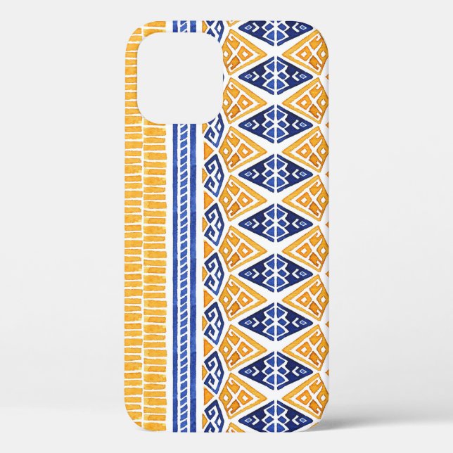 Bohemian Watercolor: Seamless Artistic Pattern. Case-Mate iPhone Case (Back)