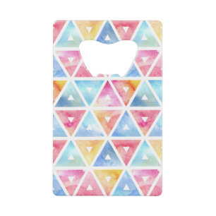 Bohemian Watercolor Triangles