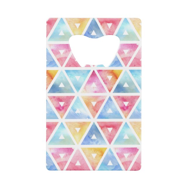 Bohemian Watercolor Triangles (Front)