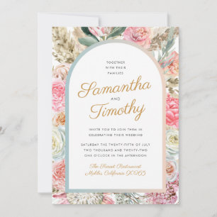 Bohemian Wedding Invitation