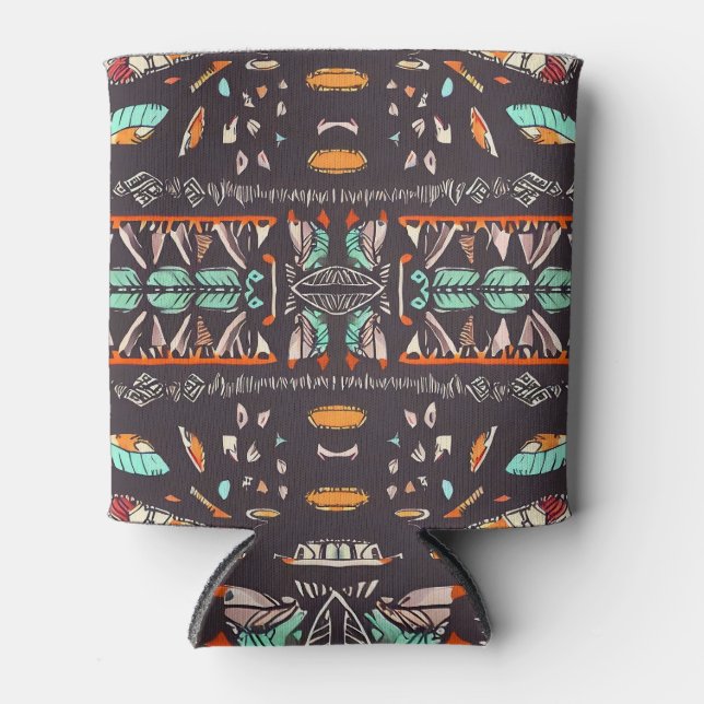 Bohemian Western Can Cooler (Front)