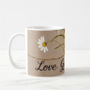 Bohemian Wildflowers, butterflies, wheat stalks Coffee Mug