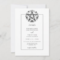 Bohemian Wood Twig Pentacle Wedding