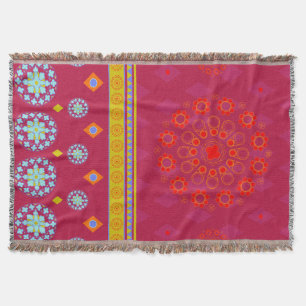 BOHO1 Mandala - Throw Blanket
