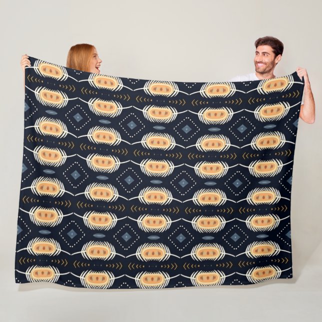 Boho 10 fleece blanket (In Situ)