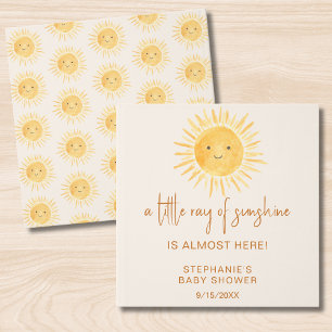 Boho A Little Ray of Sunshine Baby Shower Guest Book