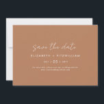 Boho Abstract | Caramel Mocha Wedding  Save The Date<br><div class="desc">Boho Abstract | Caramel Mocha Wedding Save the Date</div>