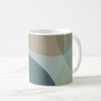 Boho Abstract Geometric Shapes Blue and Yellow