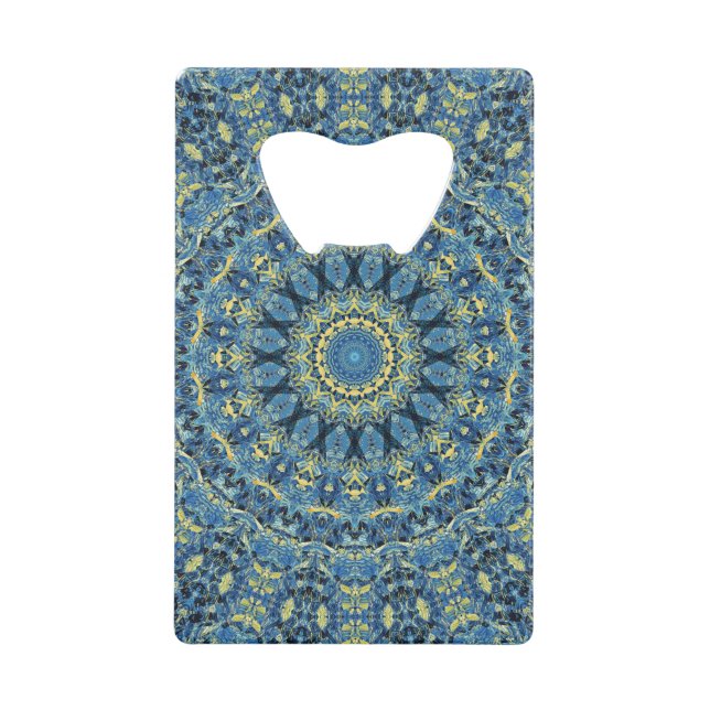 Boho Abstract Groovy Van Gogh Starry Night Mandala (Front)